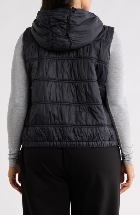 Hooded Ruched Vest