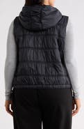 Eileen Fisher Hooded Ruched Vest