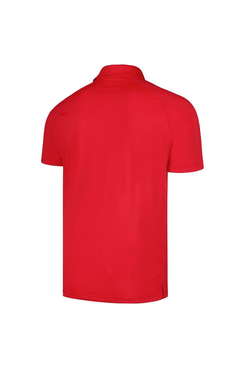 Men's Levelwear Red Washington Nationals Sector Batter Up Raglan Polo, Alternate, color, Red
