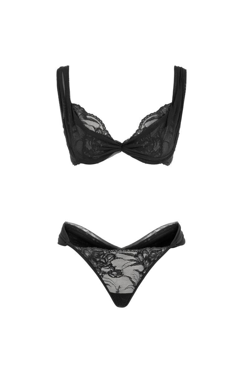 Mers Silk The Balsia Panties, Alternate, color, Black