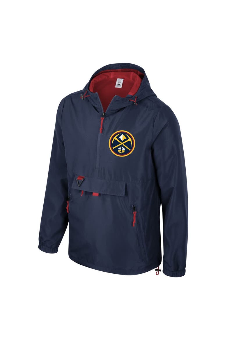 Unisex Stadium Essentials Navy Denver Nuggets Compete Quarter-Zip Windbreaker Jacket, Alternate, color, Navy