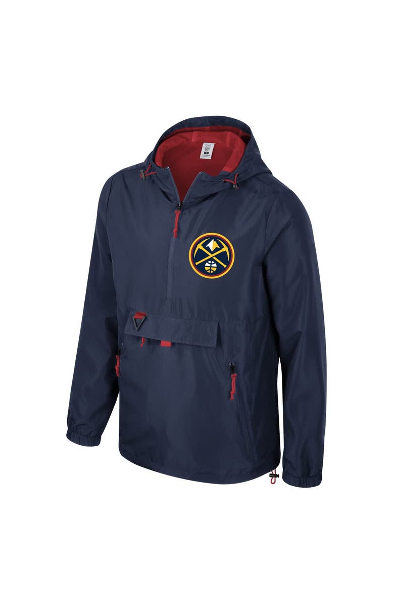 Stadium Essentials Unisex Stadium Essentials Navy Denver Nuggets Compete Quarter-Zip Windbreaker Jacket, Alternate, color, Navy