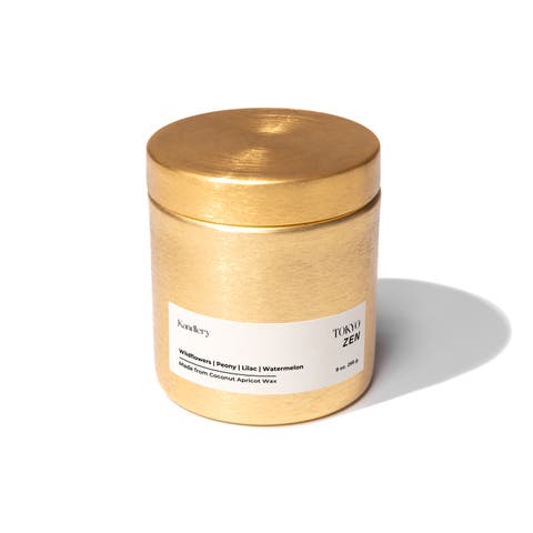 Tokyo Zen Japanese Rose Peony Luxury Candle