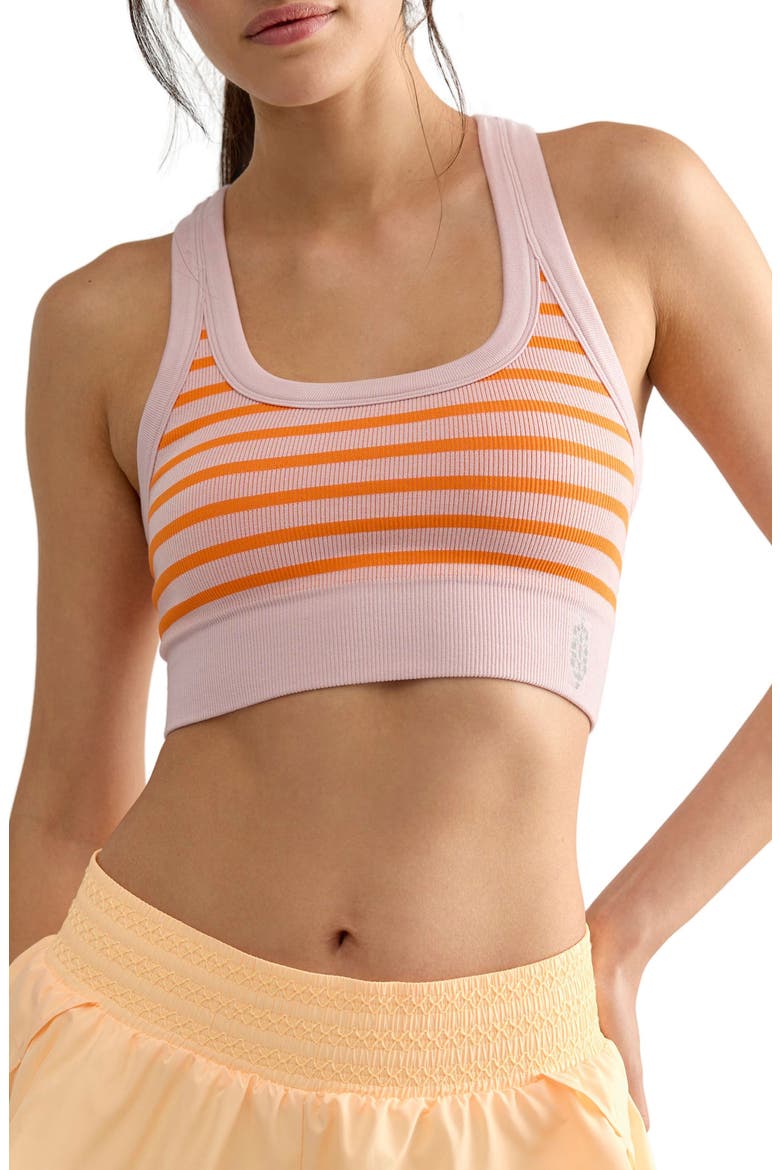 FP Movement Stripe Go To Sports Bra, Main, color, BURNING UP COMBO