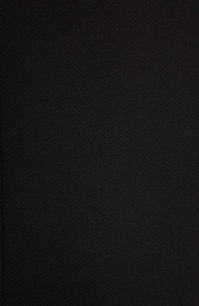 Givenchy 4G Button Lace & Wool Faux Wrap Miniskirt, Alternate, color, 