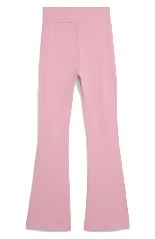 Puma Essential High Waist Flare Leg Pants In Pink