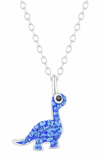 CANDELA JEWELRY CZ Dinosaur Pendant Necklace