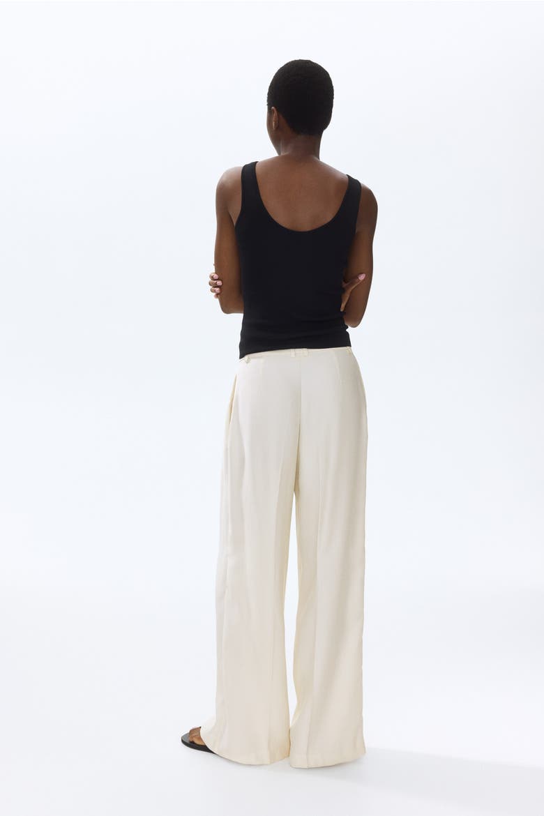 Wide-leg Dress Pants, Alternate, color, Cream