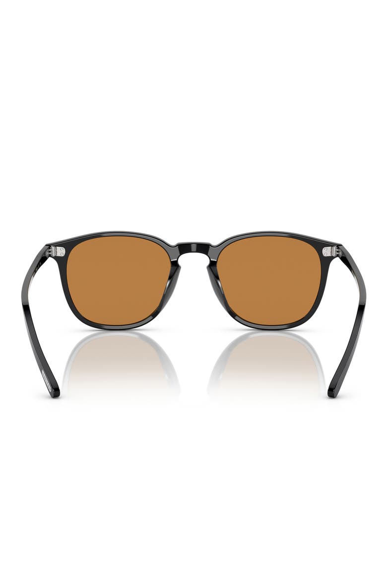 50mm Finley 1993 Sun Phantos Sunglasses, Alternate, color, BLACK / COGNAC