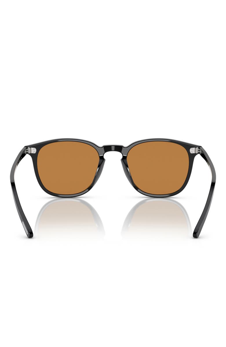 Oliver Peoples 50mm Finley 1993 Sun Phantos Sunglasses, Alternate, color, Black / Cognac