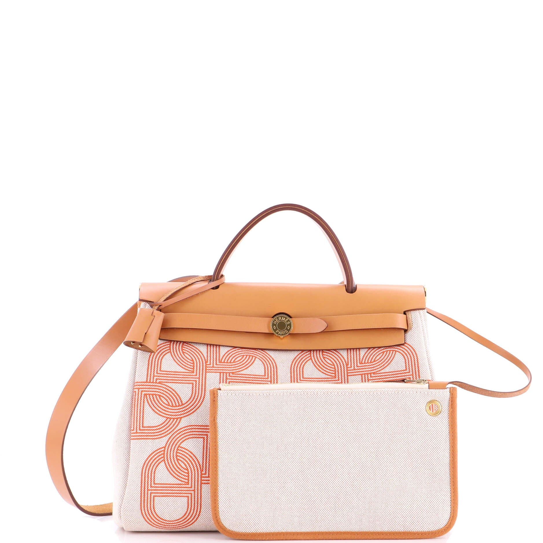 Pre-Owned Hermes Herbag Zip Circuit 24 Vache Hunter and Leather 31, Alternate, color, 