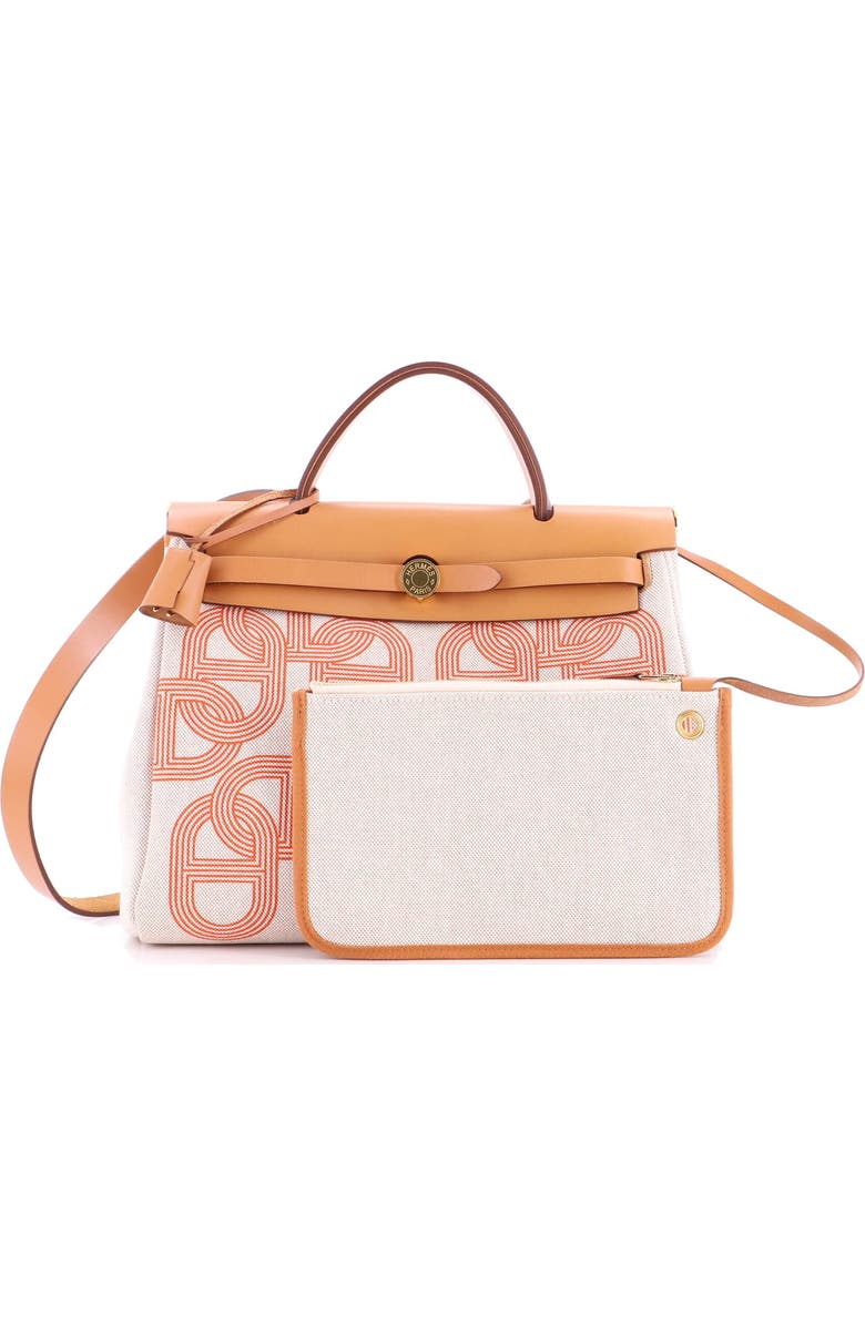 Pre-Owned Hermes Herbag Zip Circuit 24 Vache Hunter and Leather 31, Alternate, color, Gold