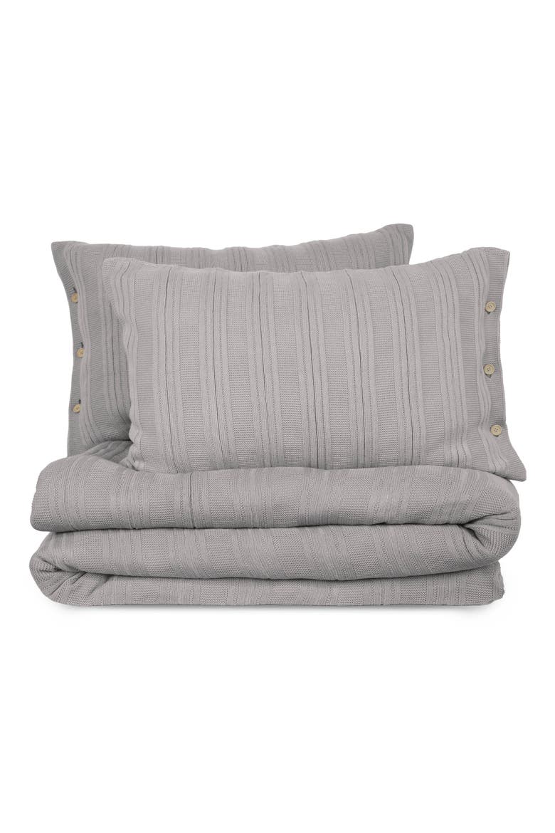Malmo Blanket Set, Main, color, WARM GREY