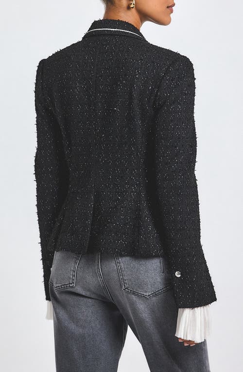 Derek Lam 10 Crosby Estelise Galaxy Tweed Blazer In Multi