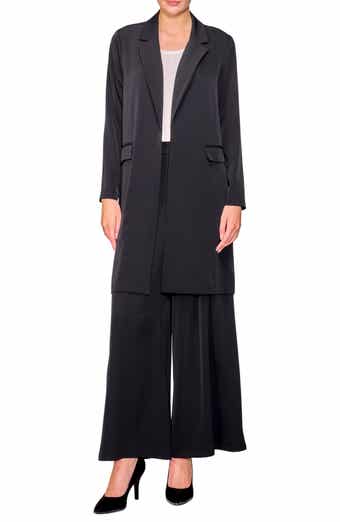 MELLODAY Long Crepe Blazer