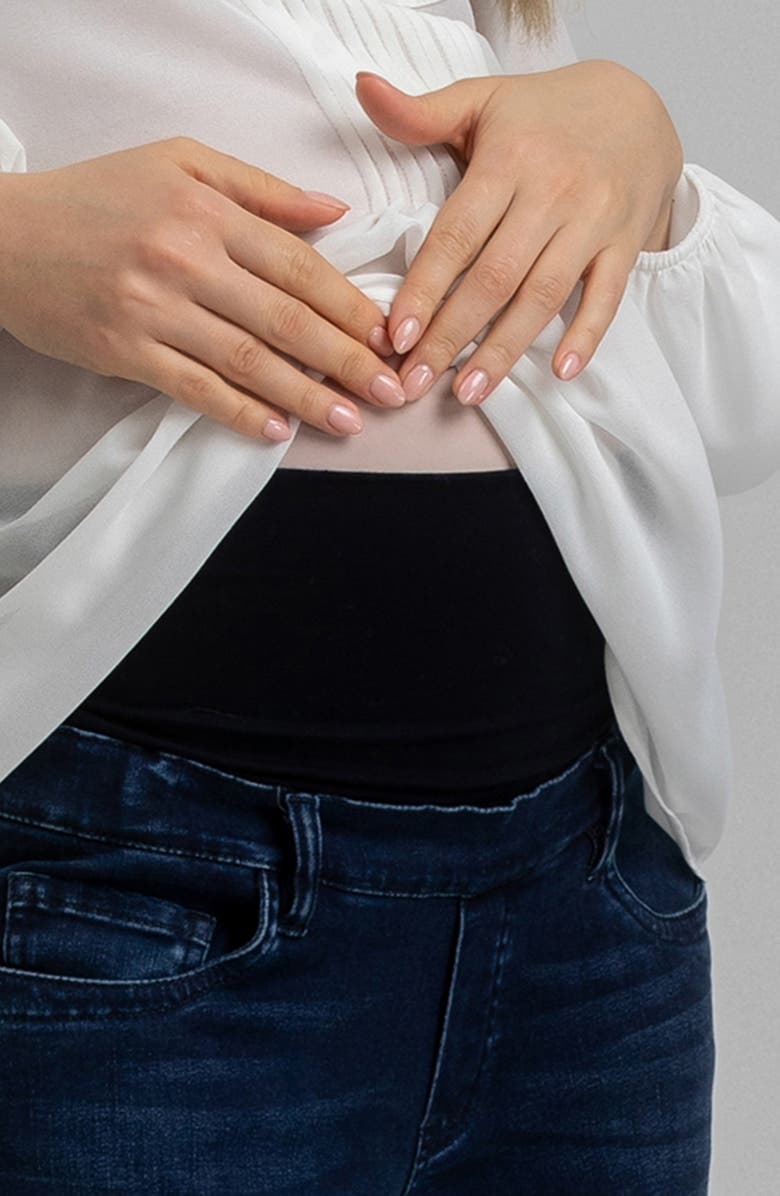 PIETRO BRUNELLI MATERNITY Over the Bump Flare Maternity Jeans, Alternate, color, Bright Blue