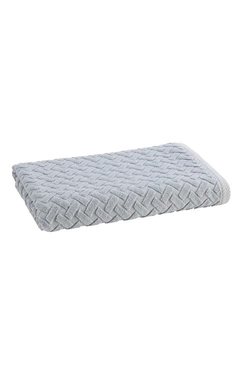 Trellis Textured Cotton Rayon Fibre Blend Soft Bath Towels