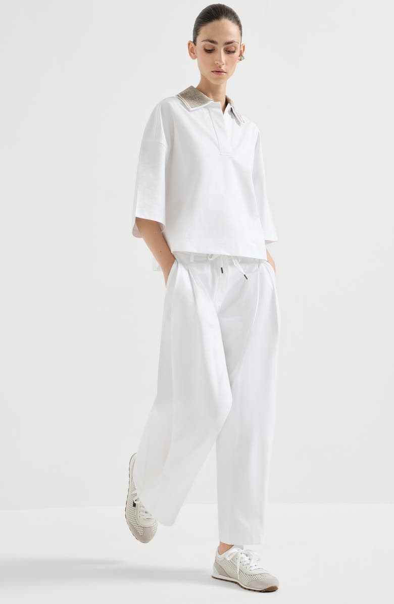 Brunello Cucinelli Couture interlock trousers, Alternate, color, White