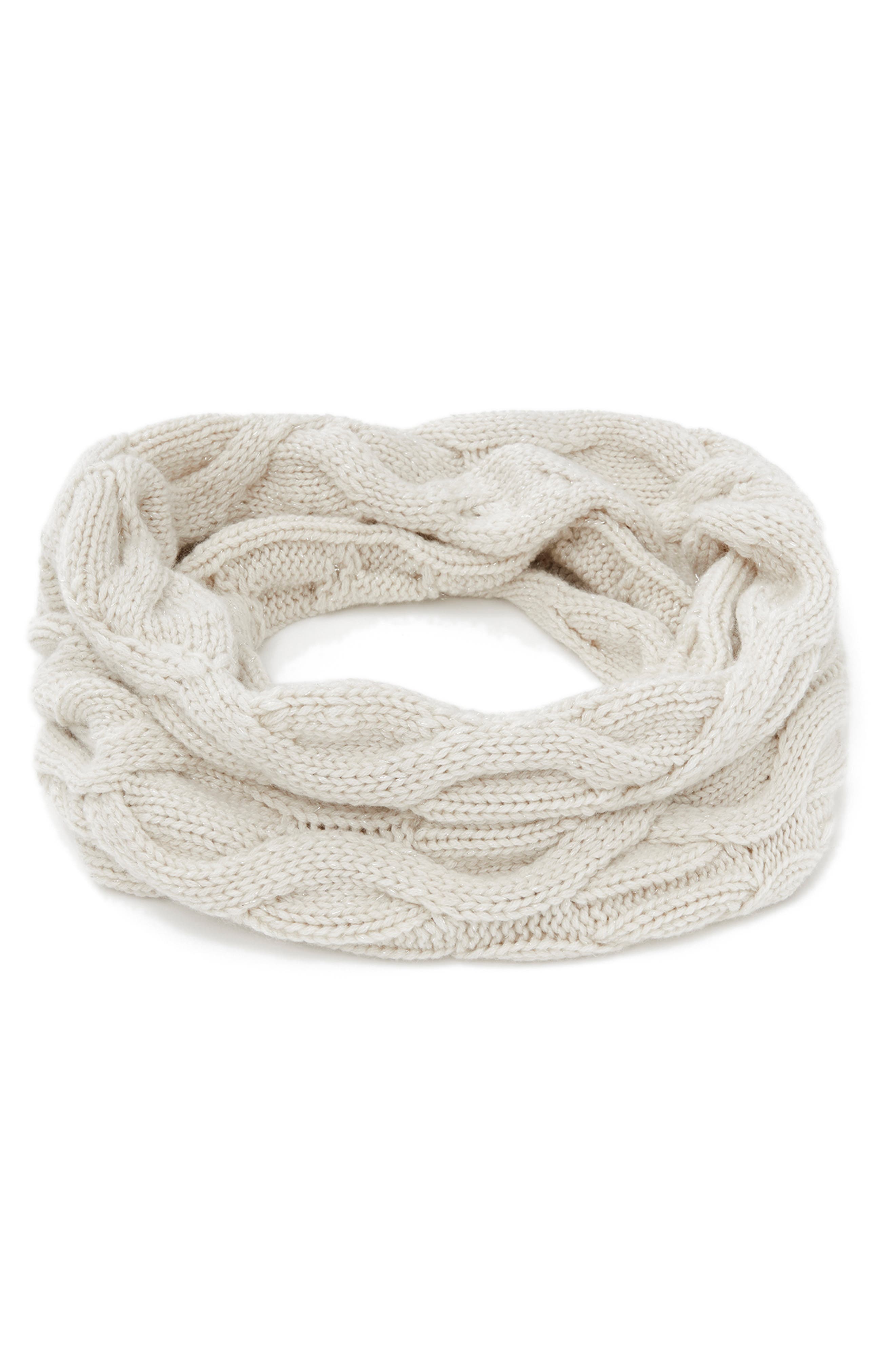 Lafayette 148 New York Infinity 8 Cable Cashmere Infinity Scarf (Women ...