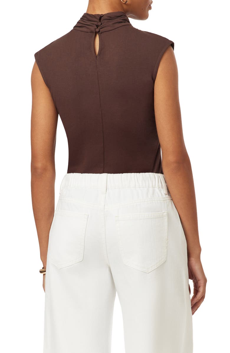 Scotch & Soda Draped Neck Top, Alternate, color, Hot Fudge