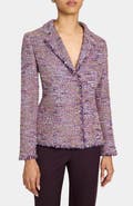 Santorelli Gisele Jacket in Luxury Tweed with Subtle Sequins