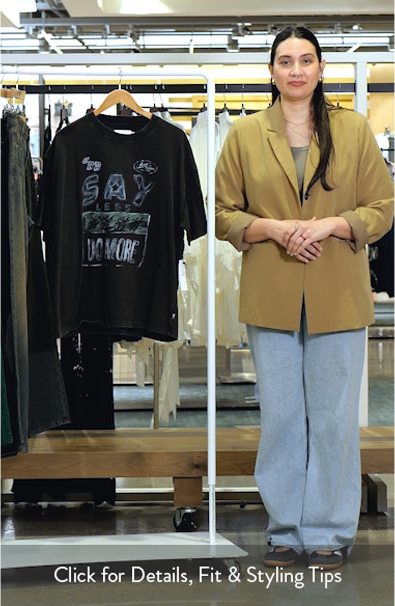 Say Less Do More Cotton Graphic T-Shirt, sales video thumbnail