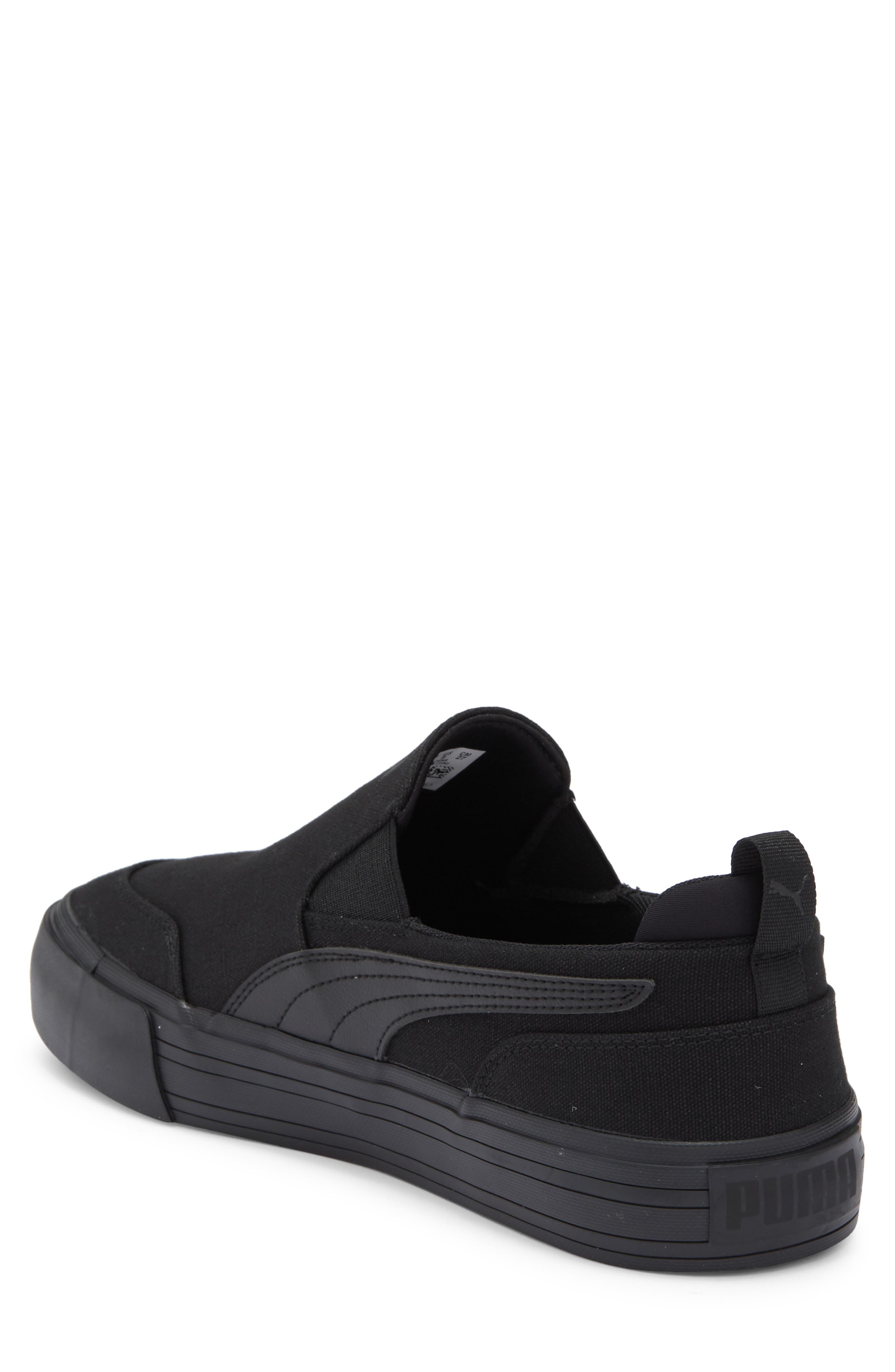 PUMA Court Classic Slip-On Sneaker, Alternate, color, Puma Black/ Puma Black