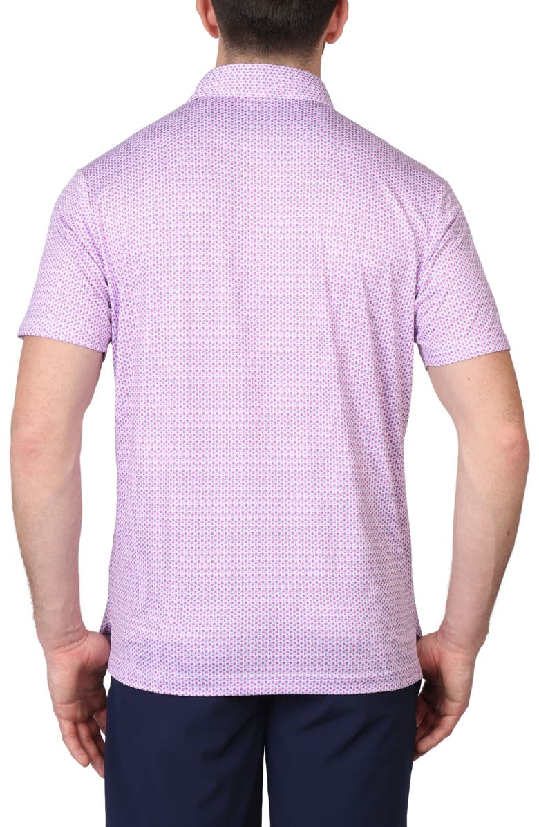 TailorByrd Micro Floral Print Performance Polo, Alternate, color,