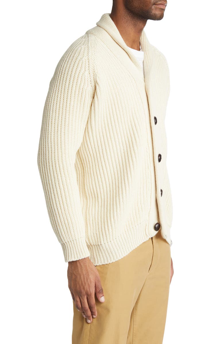 PEREGRINE Wilkinson Shawl Collar Wool Cardigan, Alternate, color, 