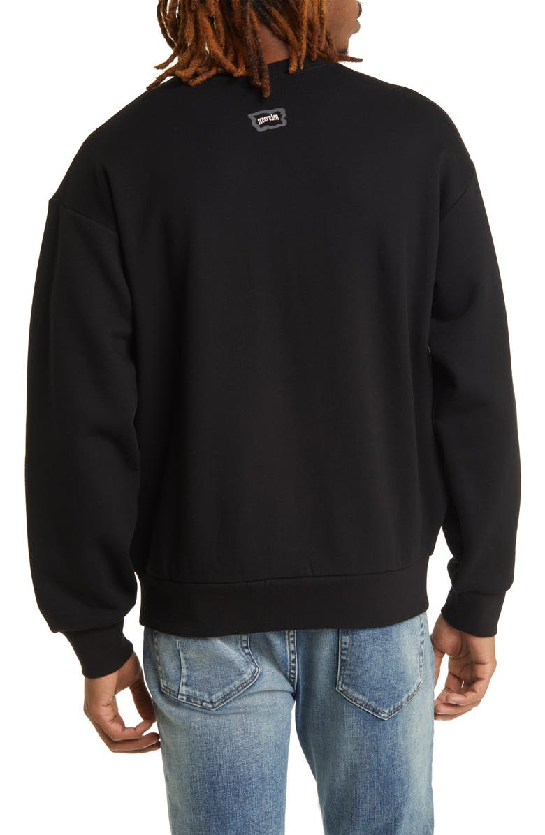 ICECREAM Pow Graphic Crewneck Sweatshirt, Alternate, color,