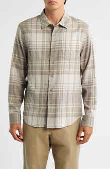 Chilton Plaid Cotton Button-Up Shirt