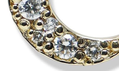 Anzie Pavé Diamond Crescent Moon Charm