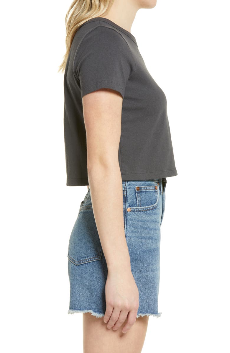 Madewell Supercrop Organic Cotton Tee, Alternate, color, 