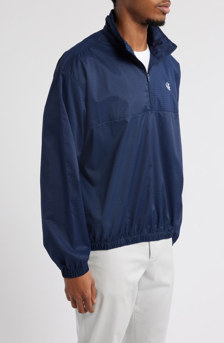 Quiet Golf Monogram Quarter Zip Shell, Alternate, color,