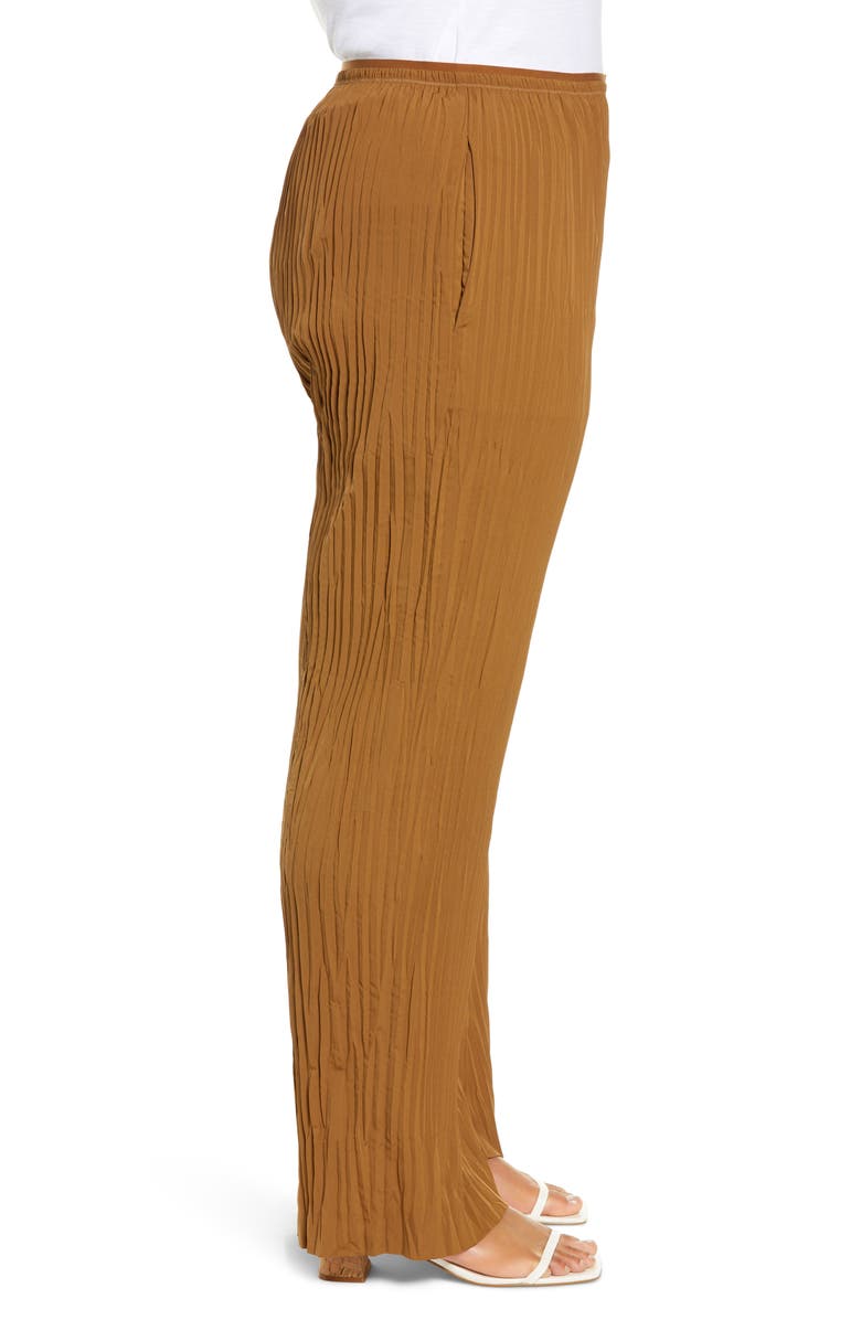 Vince Plissé Pull-On Pants, Alternate, color, Ojai