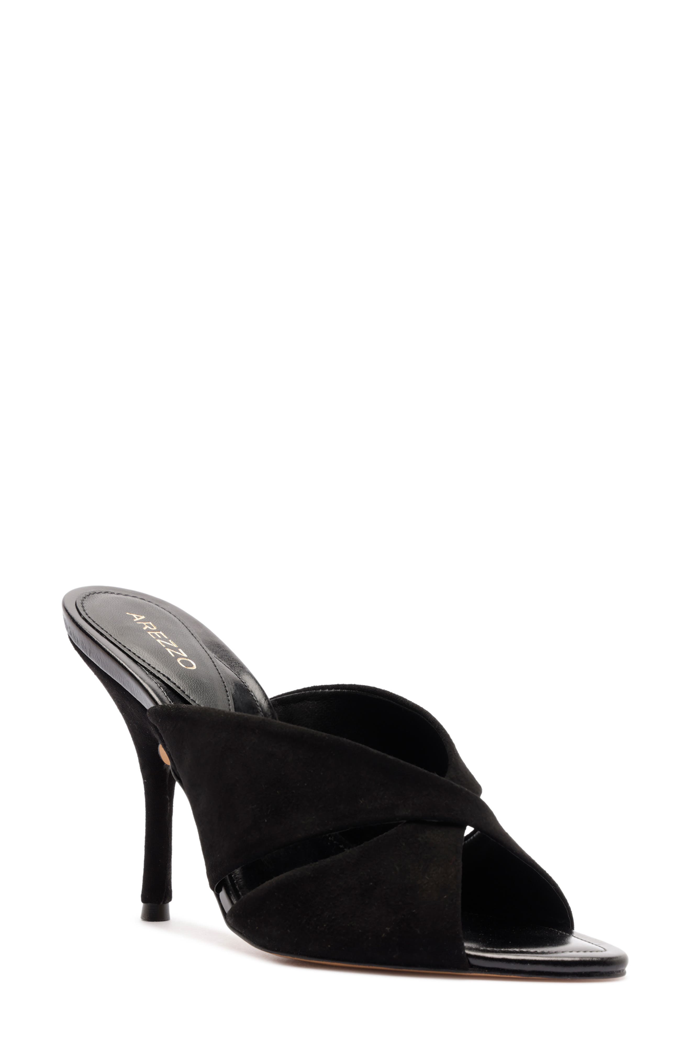 Arezzo Amelia Stiletto Sandal, Main, color, Black