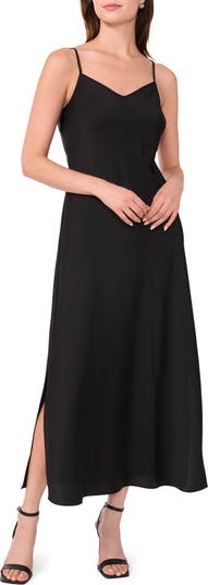 V-Neck Slip Dress with Sweater