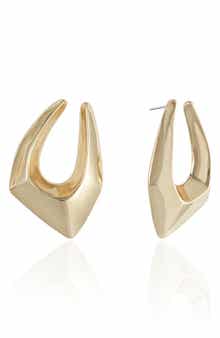 Large Geometric Hoop Earrings