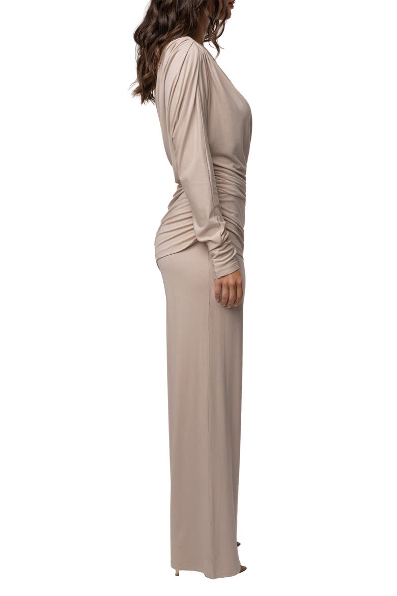 Winter Soirée Pant Set, Alternate, color, Stone