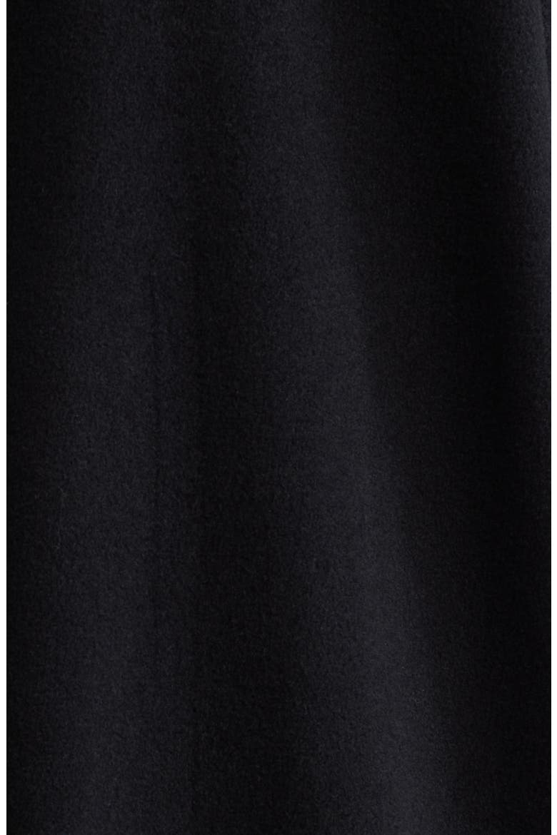 Madame Double Breasted Wool & Cashmere Coat, Alternate, color, BLACK