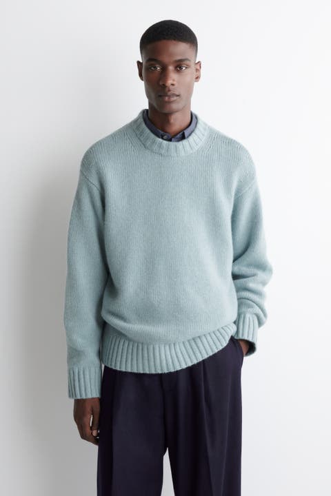 Chunky Cashmere Crew-neck Sweater