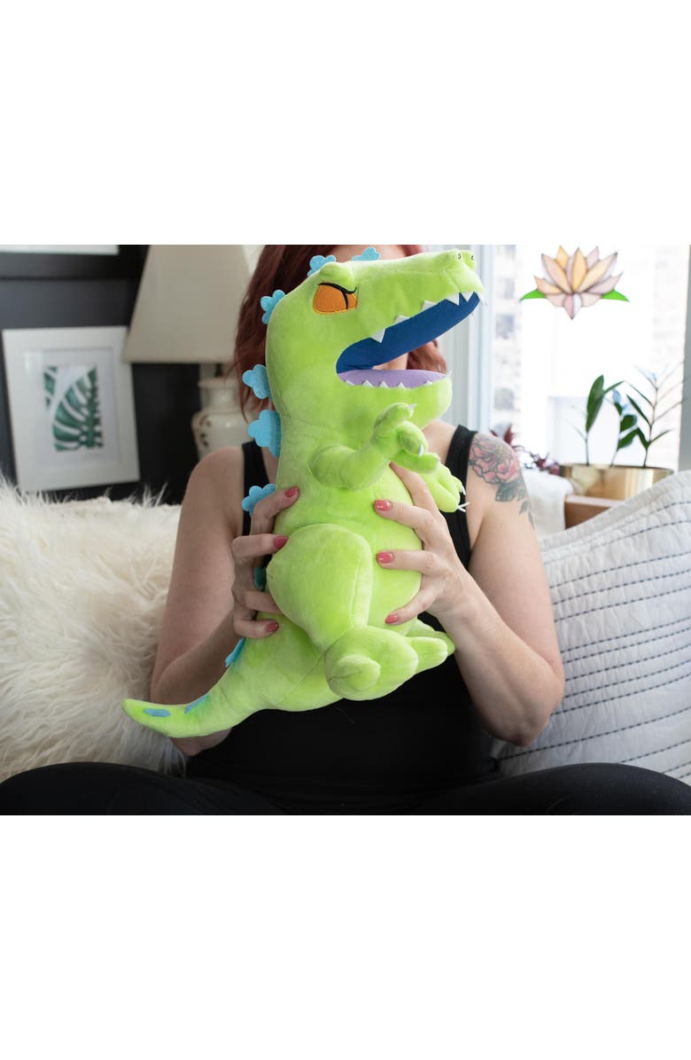 Toynk Nickelodeon Rugrats 15-Inch Character Plush Toy | Reptar, Alternate, color, Green
