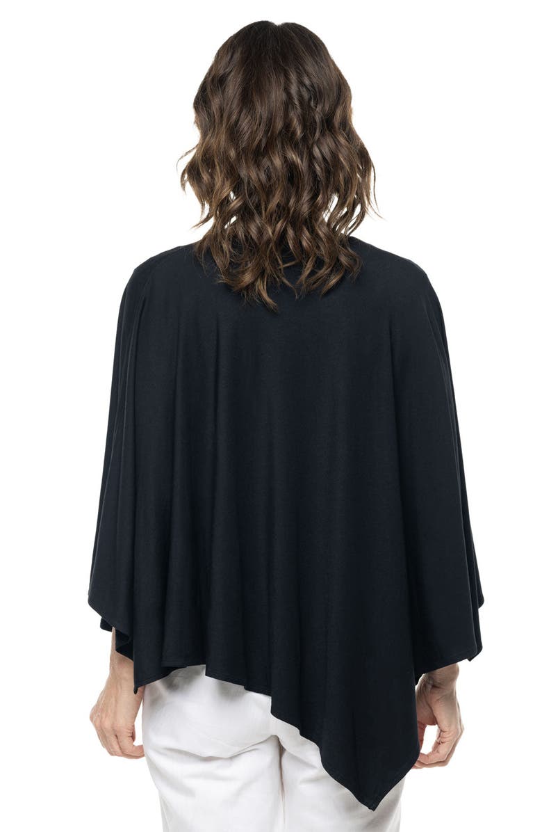 Coolibar Women's Poncho - UPF 50+ Sun Protection - Tama, Alternate, color, Black