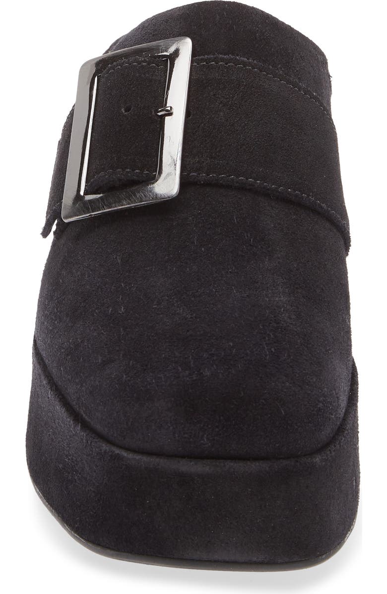 Chocolat Blu Haze Platform Mule, Alternate, color, Black Suede