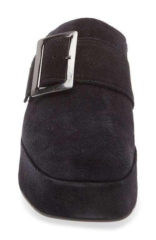Chocolat Blu Haze Platform Mule In Black