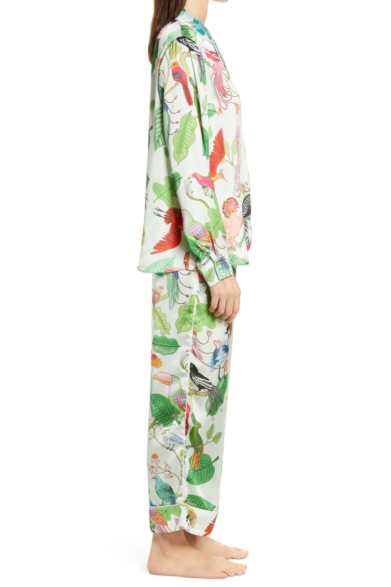 Birds of a Feather Pajamas, Alternate, color, SPEARMINT