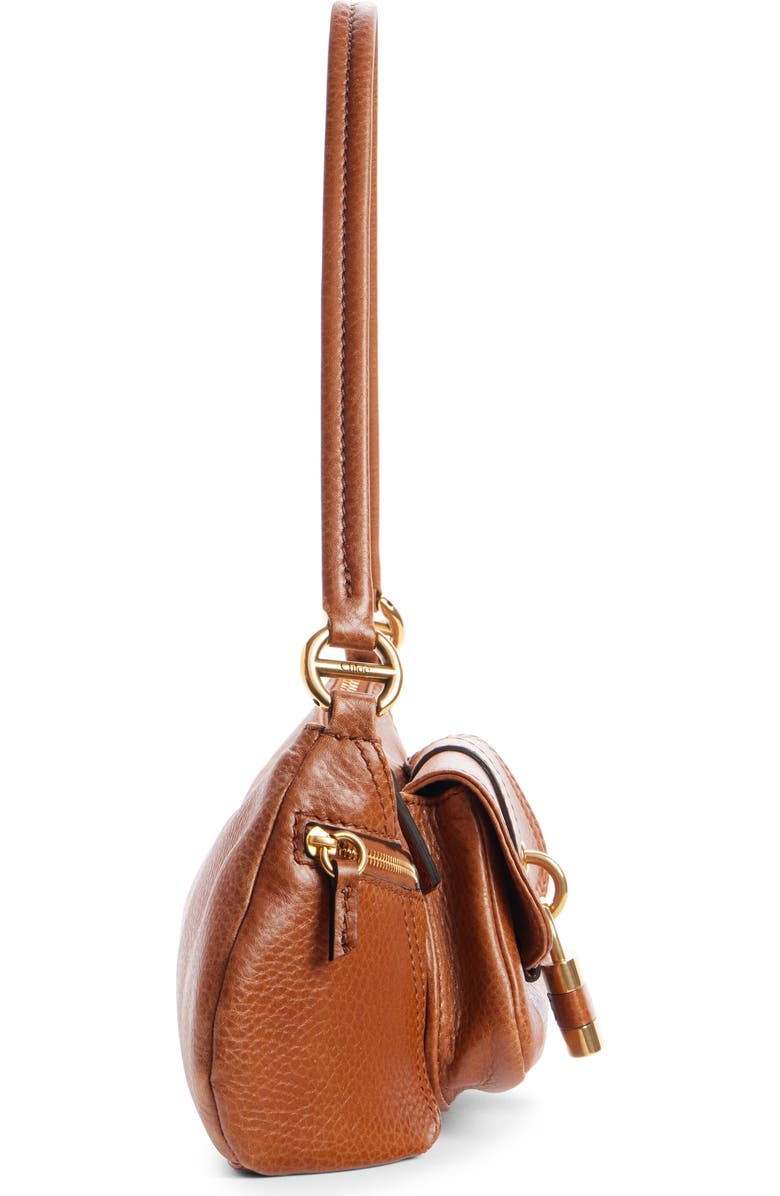 Chloé The 99 Leather Shoulder Bag, Alternate, color, Clay Brown 26M