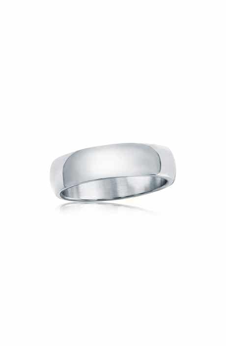 BLACKJACK Stainless Steel Polished Ring