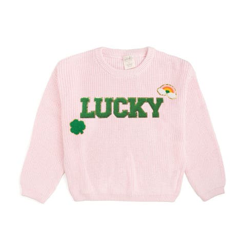Lucky Patch St. Patrick's Day Knit Sweater (Baby, Toddler, Little Kid & Big Kid)