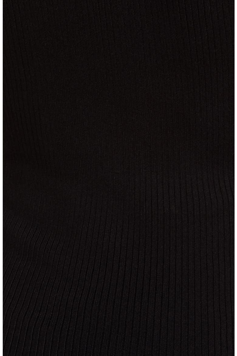 Mock Neck Racerback Tank, Alternate, color, JET BLACK